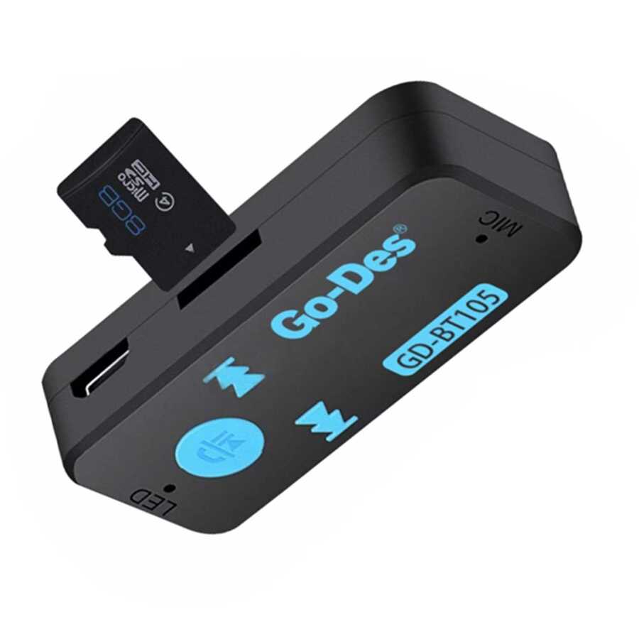 Go Des GD-BT105 Kablosuz Ses Alıcı Bluetooth Adaptör - 7 Go Des GD-BT105 Kablosuz Ses Alıcı Bluetooth Adaptör - 7